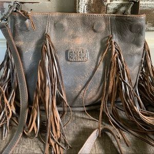 Bed Stu Terra Mar Smoke Grey Lux Handbag Crossbody